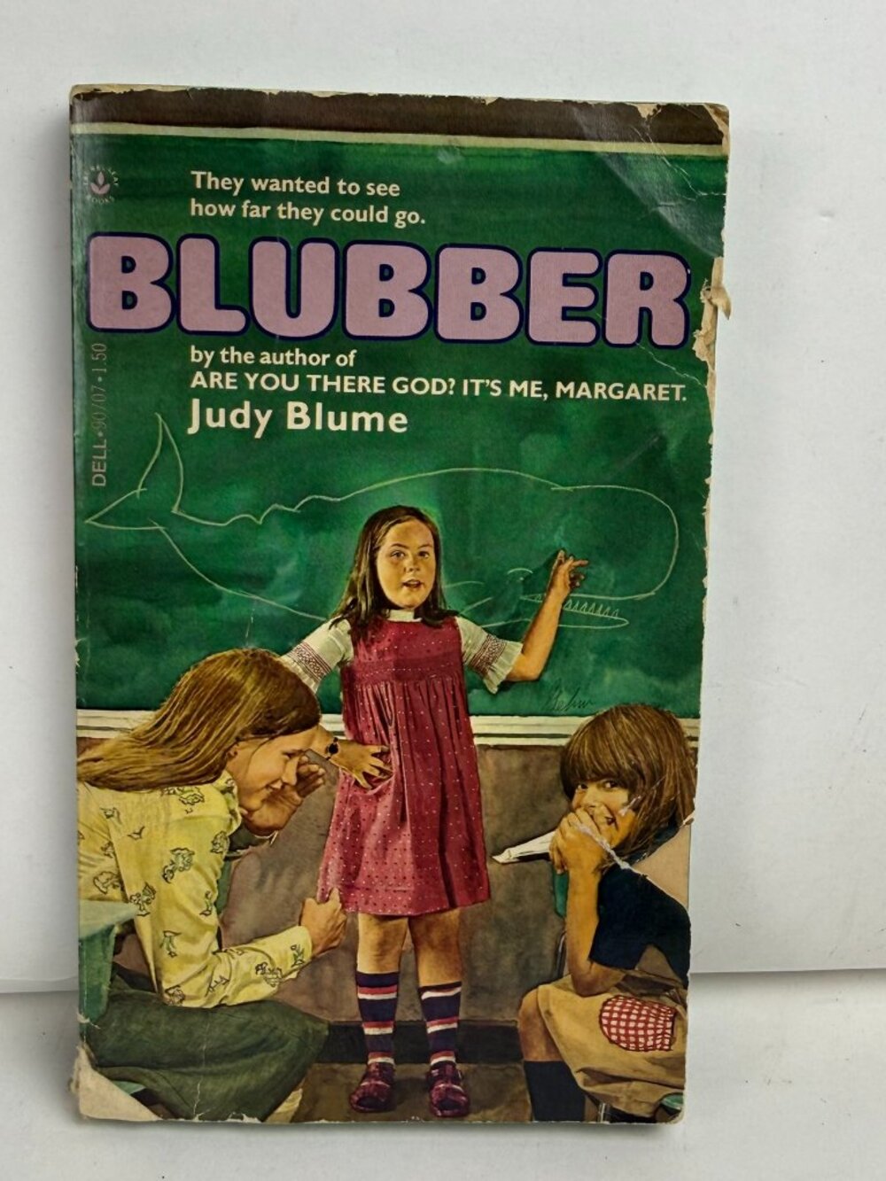 Vintage Blubber Judy Blume Dell Paperback 0-440-90707-1 1970s YA Fiction Reading